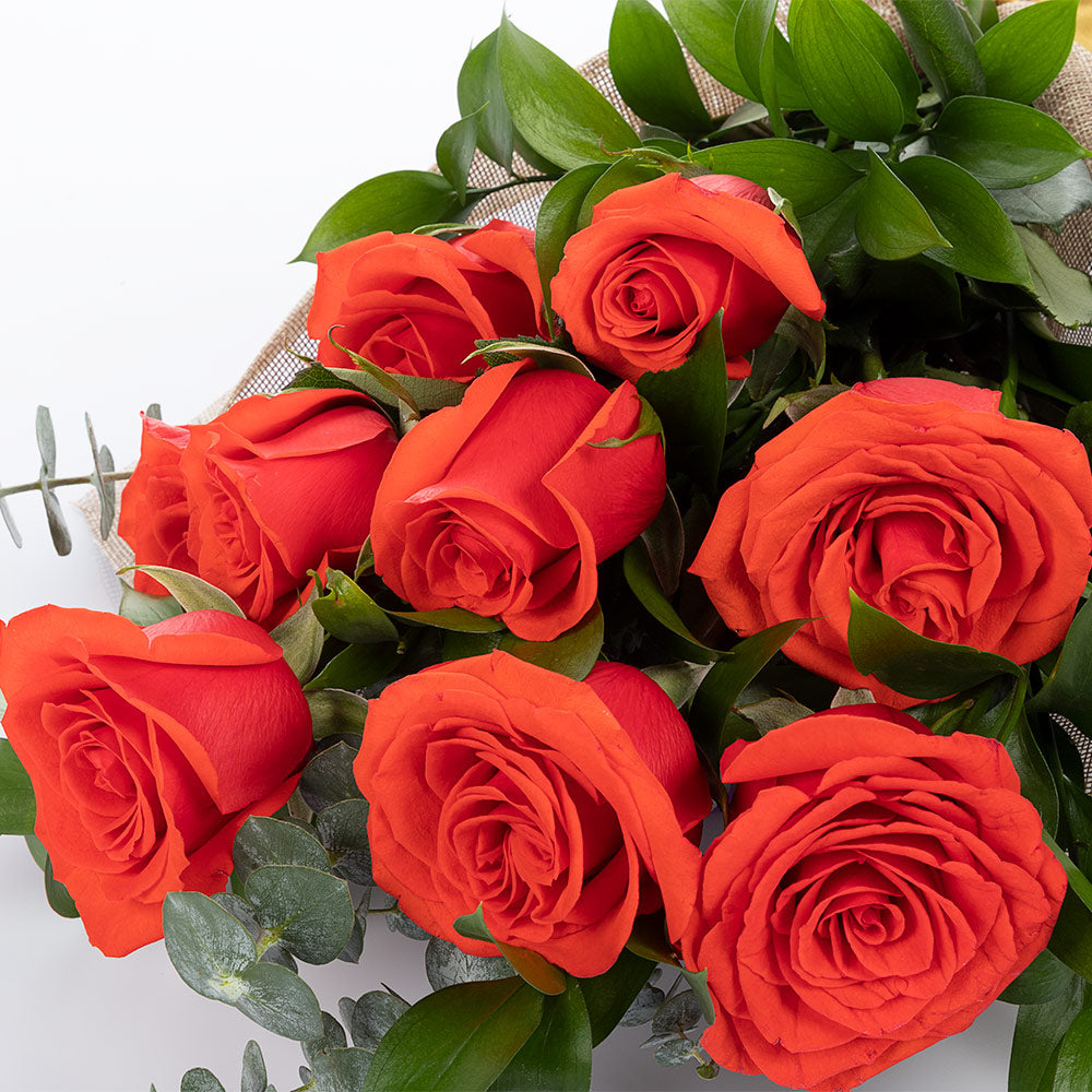 Bouquet de 9 rosas