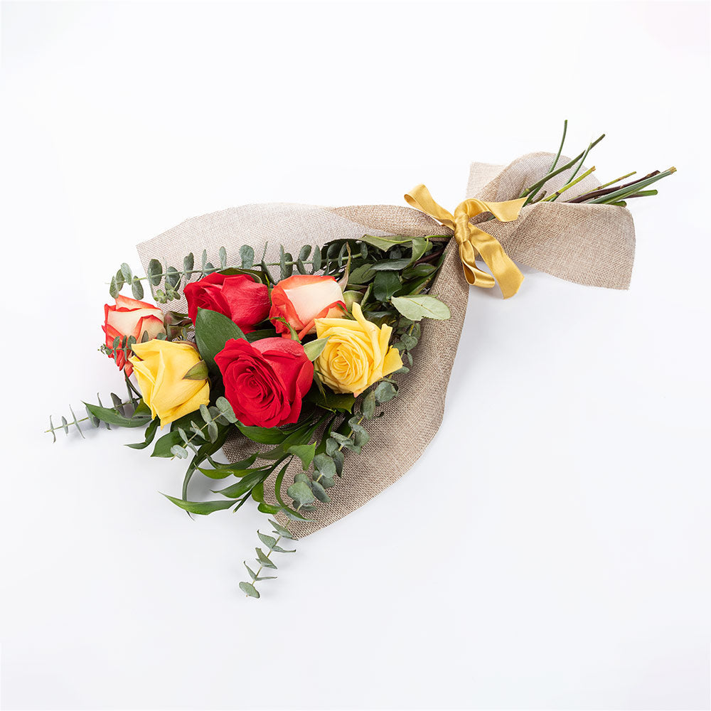 Bouquet of 6 roses