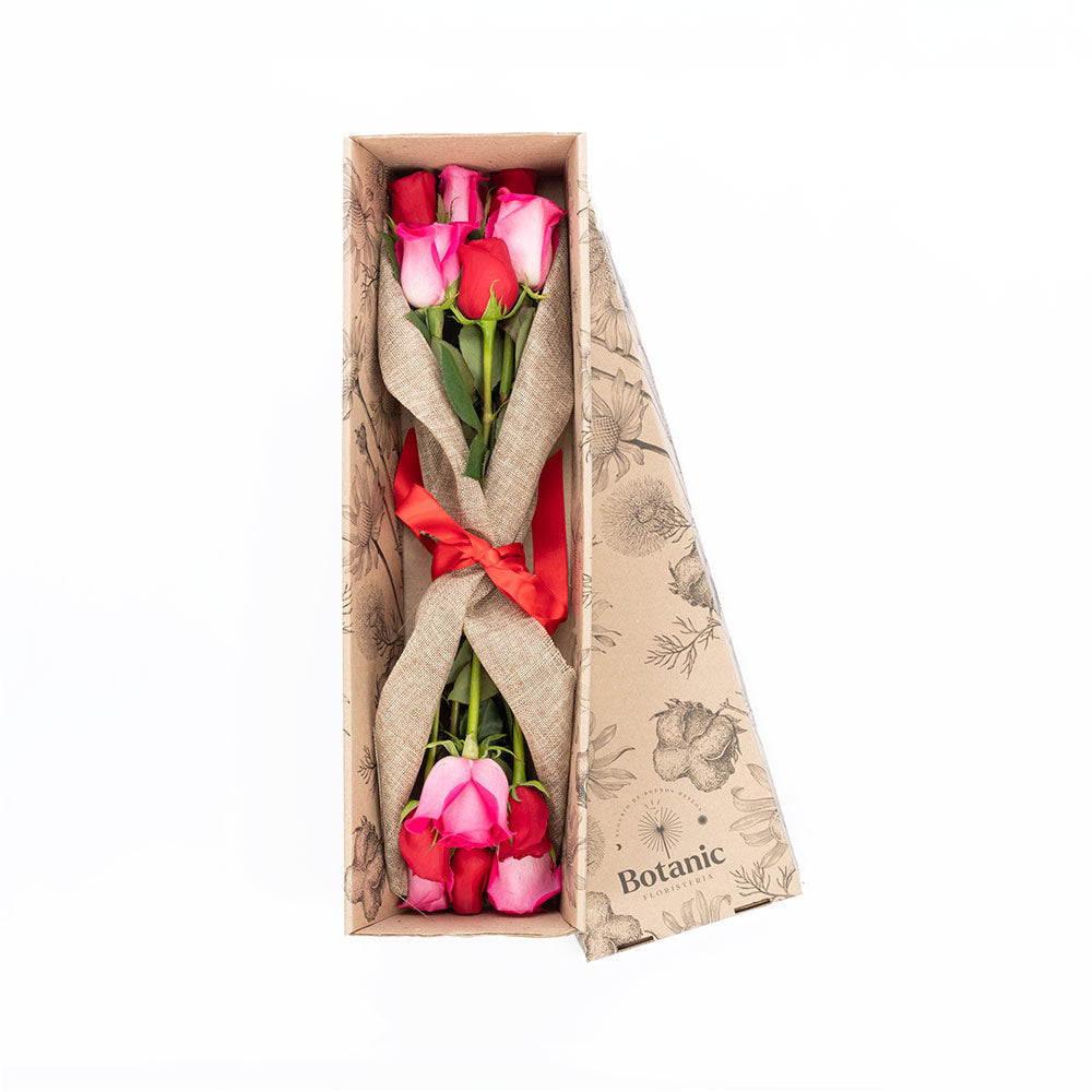 Box of 12 roses