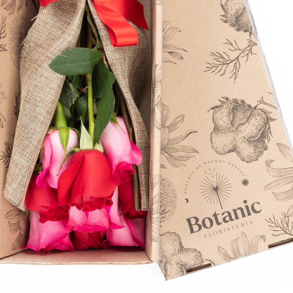 Box of 24 roses