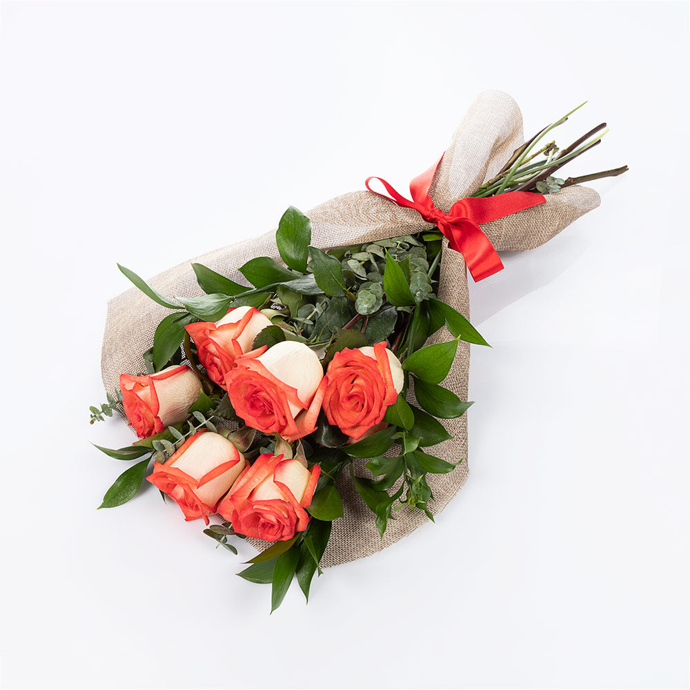 Bouquet of 6 roses
