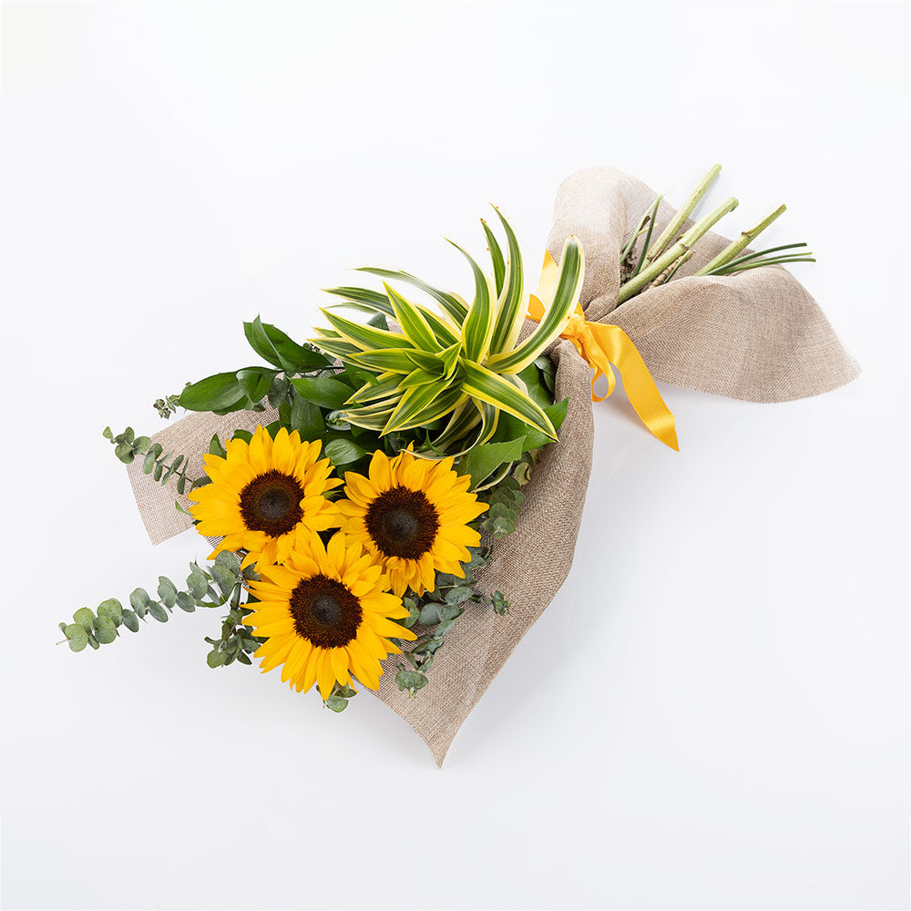 Bouquet de 3 girasoles