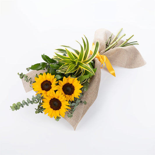 Bouquet de 3 girasoles