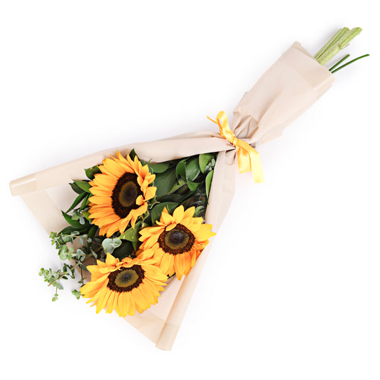 Bouquet de 3 girasoles