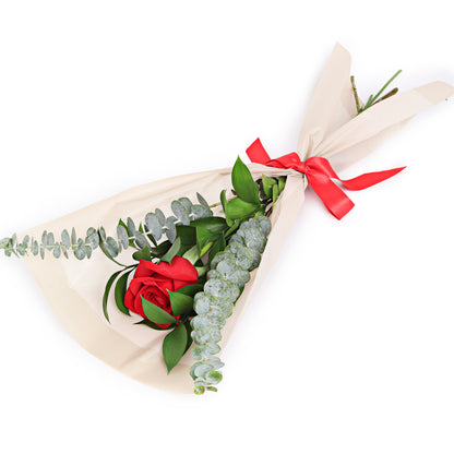 Bouquet of 1 decorated rose