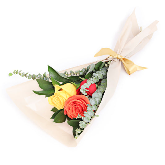 Bouquet de 3 rosas